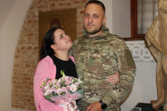 У Дубенському замку військовий освідчився коханій